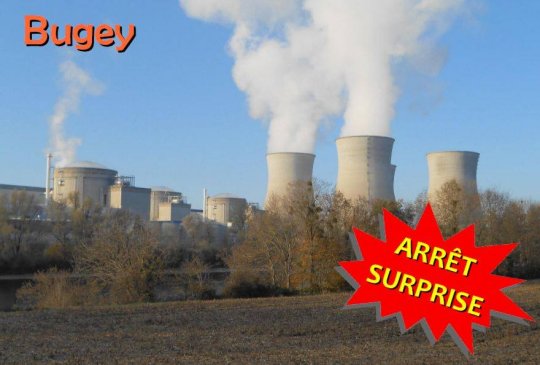 Nucléaire : Arrêt soudain d’un des réacteurs du Bugey (clic)