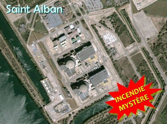 Dégagement de fumée à la centrale nucléaire (clic)