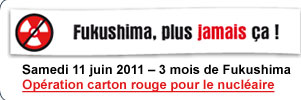 Fukushima - 16 Rassemblements en France